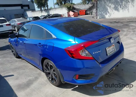2019 Honda Civic Sport from USA, damaged, VIN 2HGFC2F83KH531042